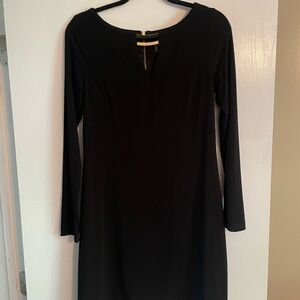 Vince Camuto Classic Black Long Sleeve Dress